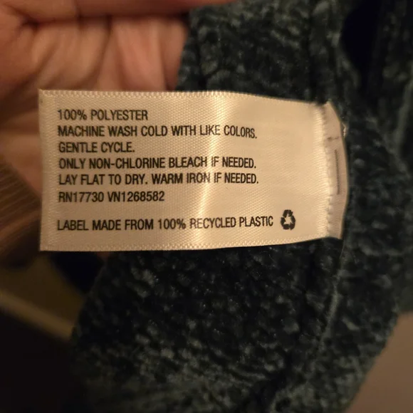 Ava & Viv Plus Size Open Front Cardigan Dark Emerald Green Chenille Size 1X - Picture 7 of 7